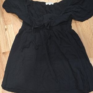 Rewind Chic Black Mini Dress
